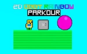 2D Obby Rainbow Parkour - Play Free Best parkour Online Game on JangoGames.com