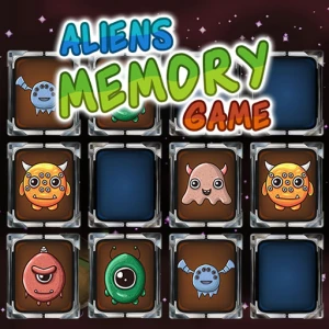 Aliens Memory Game - Play Free Best Puzzle Online Game on JangoGames.com