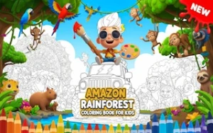 Amazon Rainforest Coloring Book for Kids - Play Free Best coloring Online Game on JangoGames.com