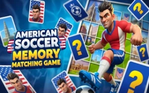American Soccer Memory Matching Game - Play Free Best memory Online Game on JangoGames.com
