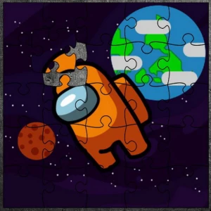 Among Space Jigsaw - Play Free Best Puzzle Online Game on JangoGames.com