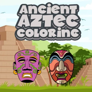 Ancient Aztec Coloring - Play Free Best Art Online Game on JangoGames.com