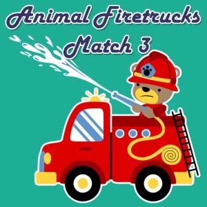 Animal Firetrucks Match 3 - Play Free Best Match-3 Online Game on JangoGames.com