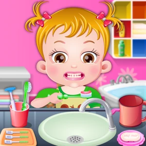 Baby Hazel Brushing Time - Play Free Best Care Online Game on JangoGames.com