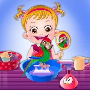 Baby Hazel Parrot Care - Play Free Best Care Online Game on JangoGames.com