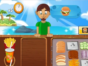 Beach Burger - Play Free Best Cooking Online Game on JangoGames.com