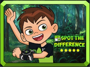 Ben 10 Difference Alien Force - Play Free Best Puzzle Online Game on JangoGames.com