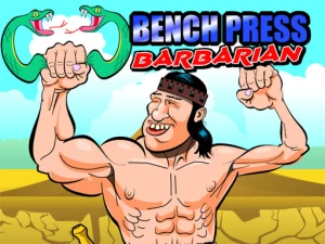 Bench Press The Barbarian - Play Free Best Sports Online Game on JangoGames.com