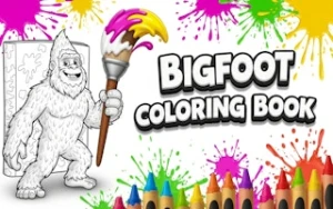 Bigfoot Coloring Book - Play Free Best coloring Online Game on JangoGames.com