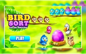 Bird Sort Color Sorting - Play Free Best puzzle Online Game on JangoGames.com