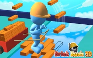 Brick Rush 3D - Play Free Best runner Online Game on JangoGames.com
