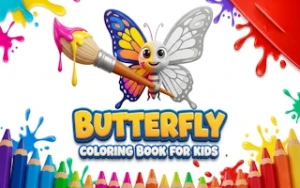 Butterfly Coloring Book for Kids - Play Free Best coloring Online Game on JangoGames.com