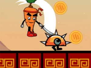 Carrot Ninja Runner - Play Free Best  Online Game on JangoGames.com