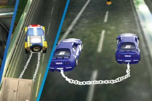 Chained Impossible Driving Police Cars - Play Free Best Racing & Driving Online Game on JangoGames.com