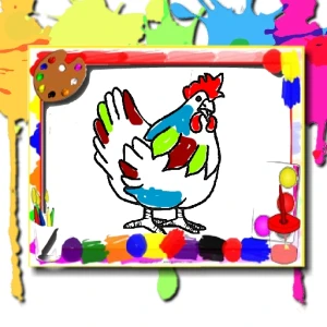Chicken Coloring Book - Play Free Best Art Online Game on JangoGames.com