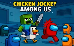 Chicken Jockey Among Us - Play Free Best action Online Game on JangoGames.com