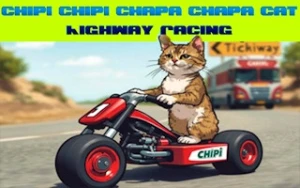 Chipi Chipi Chapa Chapa Cat Highway Racing - Play Free Best racing Online Game on JangoGames.com