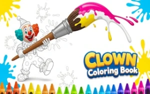 Clown Coloring Book - Play Free Best coloring Online Game on JangoGames.com