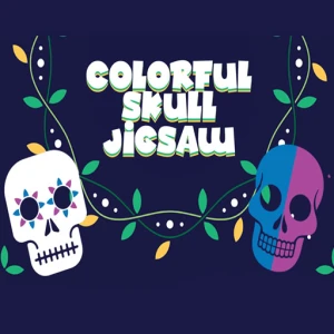 Colorful Skull Jigsaw - Play Free Best Jigsaw Online Game on JangoGames.com