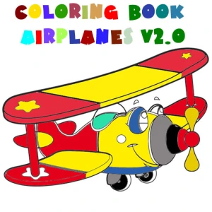 Coloring Book Airplane V 2.0 - Play Free Best Art Online Game on JangoGames.com