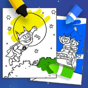 Coloring Dolfje Weerwolfje - Play Free Best Art Online Game on JangoGames.com