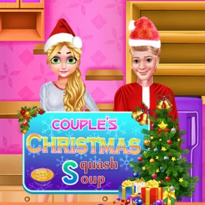Couple Christmas Squash Soup - Play Free Best Cooking Online Game on JangoGames.com