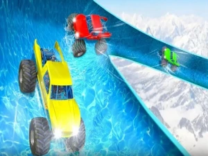 Crazy Monster Truck Water Slide Game - Play Free Best Adventure Online Game on JangoGames.com