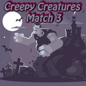 Creepy Creatures Match 3 - Play Free Best Match-3 Online Game on JangoGames.com