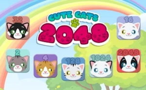 Cute Cats 2048 - Play Free Best 2048 Online Game on JangoGames.com