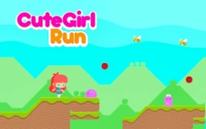 Cute Girl Run - Play Free Best runner Online Game on JangoGames.com