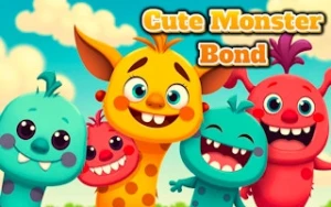 Cute Monster Bond - Play Free Best match-3 Online Game on JangoGames.com