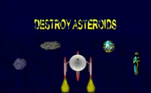 Destroy Asteroids - Play Free Best action Online Game on JangoGames.com