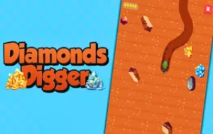 Diamonds Digger - Play Free Best casual Online Game on JangoGames.com