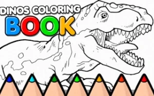 Dinos Coloring Book - Play Free Best  Online Game on JangoGames.com