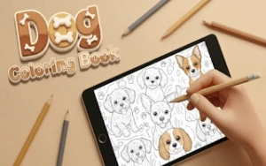 Dog Coloring Book - Play Free Best coloring Online Game on JangoGames.com