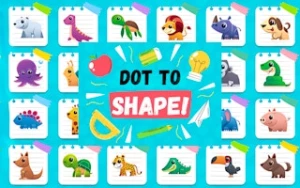 Dot to Shape! - Play Free Best educational Online Game on JangoGames.com