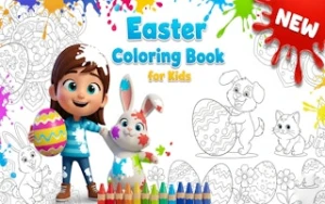 Easter Coloring Book for Kids - Play Free Best coloring Online Game on JangoGames.com