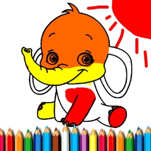 Elephant Coloring Book - Play Free Best Art Online Game on JangoGames.com