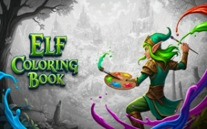 Elf Coloring Book - Play Free Best coloring Online Game on JangoGames.com