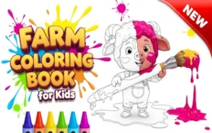 Farm Coloring Book for Kids - Play Free Best coloring Online Game on JangoGames.com