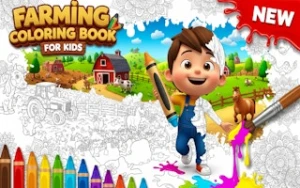 Farming Coloring Book for Kids - Play Free Best coloring Online Game on JangoGames.com