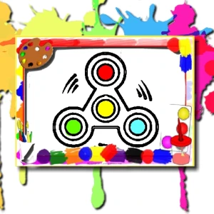 Fidget Spinner Coloring Book - Play Free Best Art Online Game on JangoGames.com