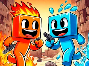 Fire and Water Blockman - Play Free Best Arcade Online Game on JangoGames.com