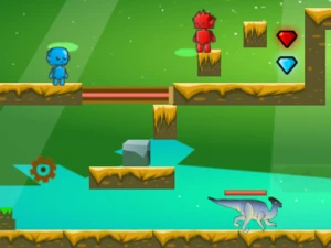 Fire And Water In Dino World - Play Free Best  Online Game on JangoGames.com