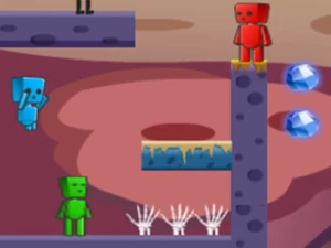 Fire And Water In Zombies World 2 - Play Free Best Adventure Online Game on JangoGames.com