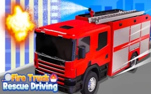 Fire Truck Rescue Driving - Play Free Best truck Online Game on JangoGames.com