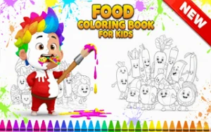 Food Coloring Book for Kids - Play Free Best coloring Online Game on JangoGames.com