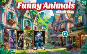 Funny Animals Memory Game - Play Free Best memory Online Game on JangoGames.com