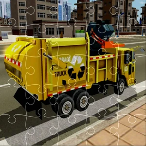 Garbage Trucks Jigsaw - Play Free Best Jigsaw Online Game on JangoGames.com