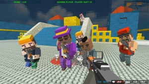 GunGame shooting warfare blocky gangster - Play Free Best Puzzle Online Game on JangoGames.com